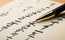 钢笔书法作品五