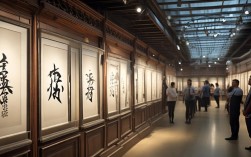 参加书法作品展