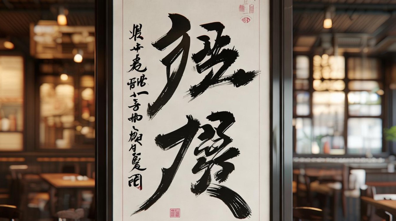 饭店书法作品内容，饭店书法作品内容怎么写