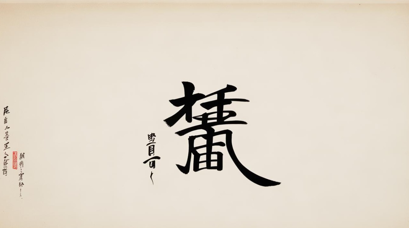遥字楷书法作品