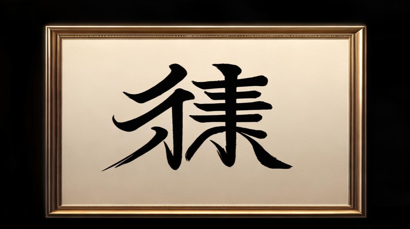 争字书法作品