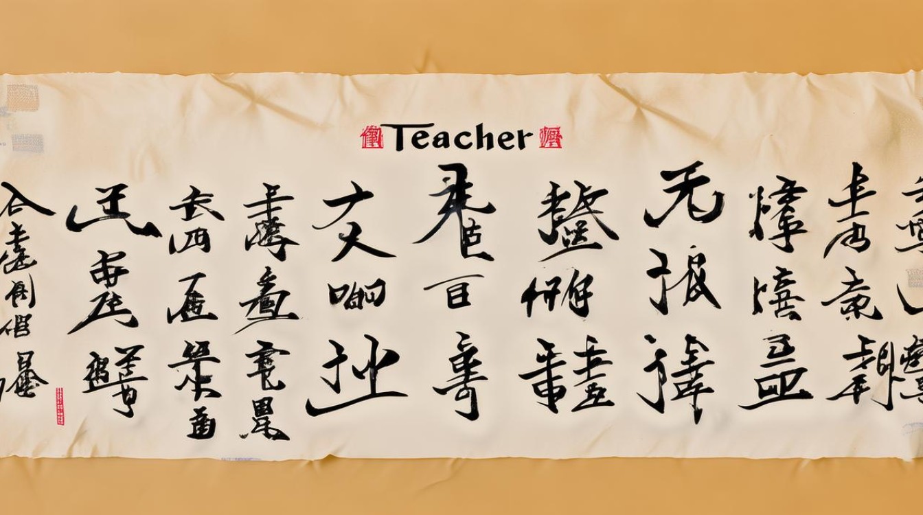关于老师的书法作品