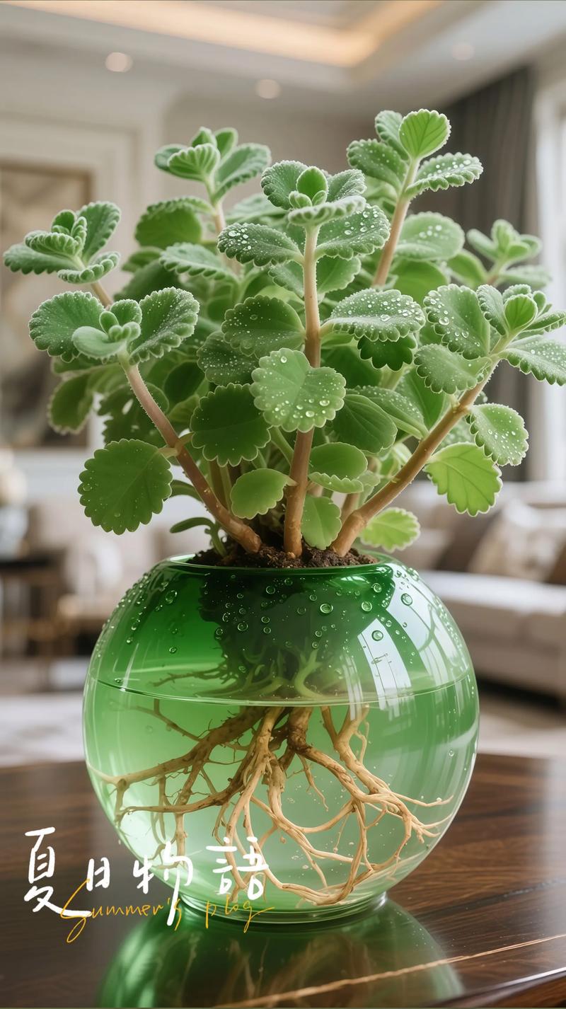 水培碰碰香用大容器好不好？-第3张图片-吾爱花网