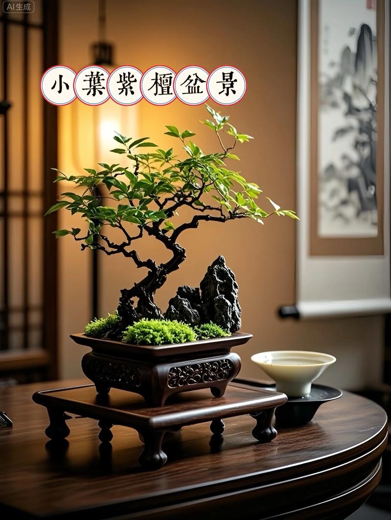 紫檀盆栽图片有哪些品种与养护要点？-第3张图片-吾爱花网