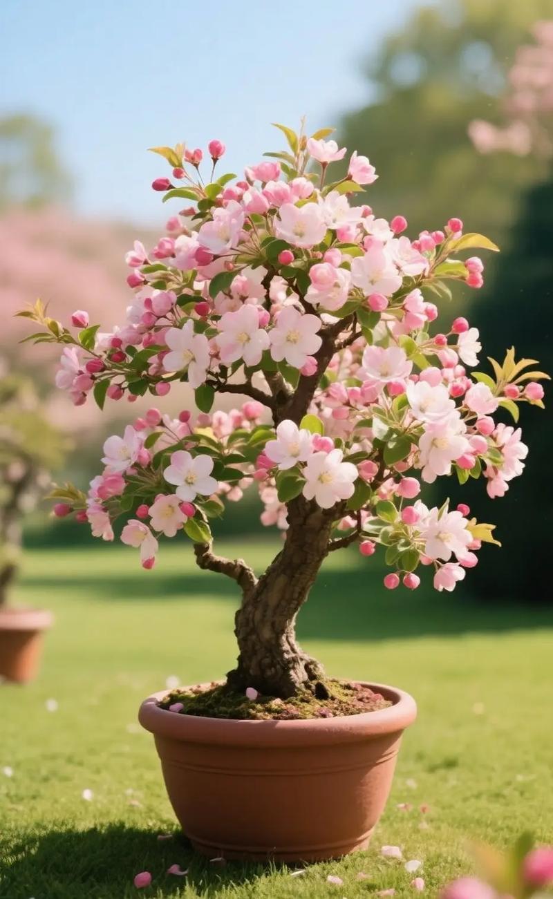 花卉硬叶盆栽海棠图片-第2张图片-吾爱花网