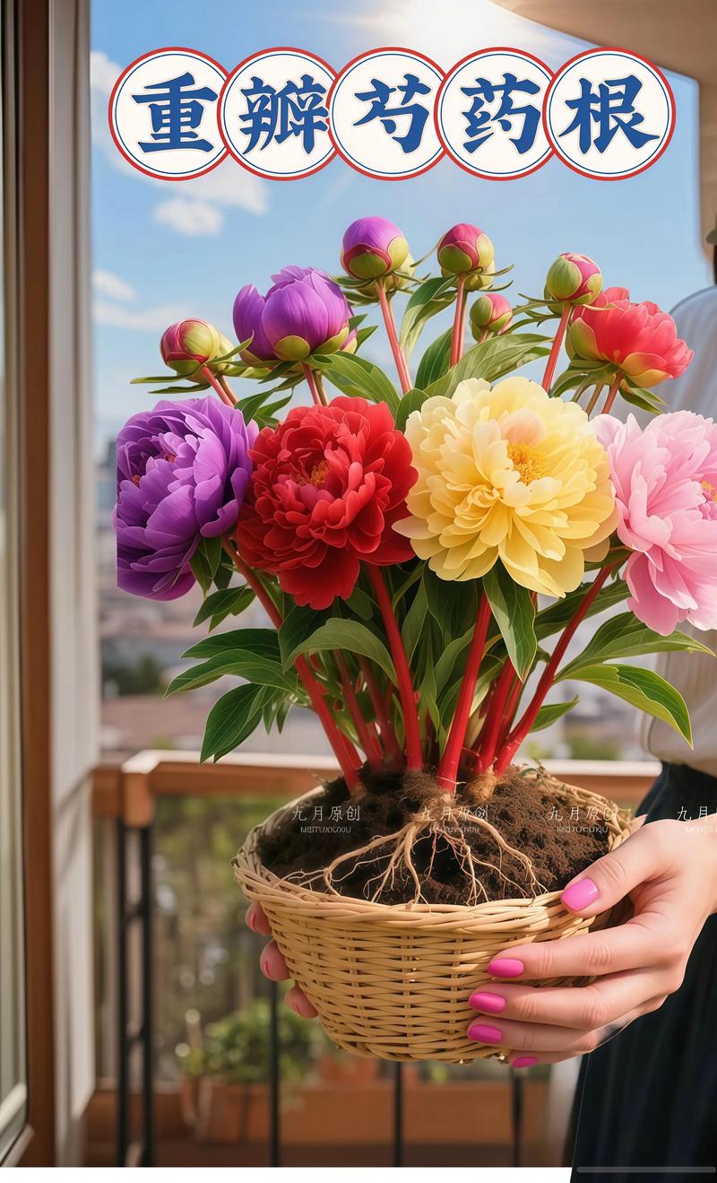 春天盆栽芍药该施什么肥？-第1张图片-吾爱花网